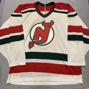 CCM Vintage NJ Devils Jersey Mens Medium